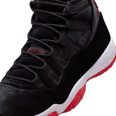 JORDAN 11 RETRO "BRED VELVET" DB5457061 NEGRO/ROJO
